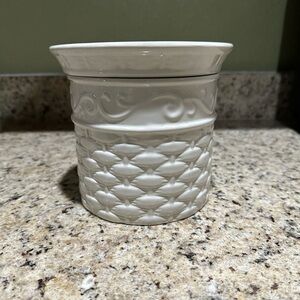 Celebrating Home Party Veranda Dip Chiller Set Stoneware Collection Basketweave‎